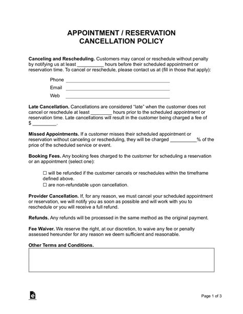 oat cancellation policy.